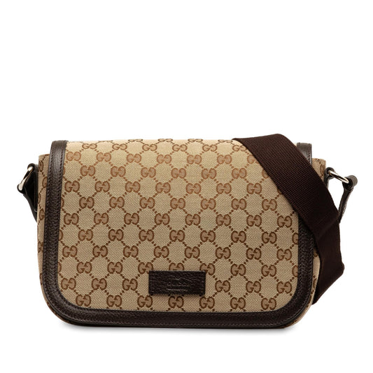 Gucci GG Canvas Crossbody Bag (SHG-aoKGif)