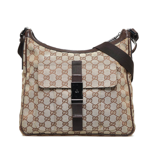 Gucci GG Canvas Crossbody (SHG-woM325)