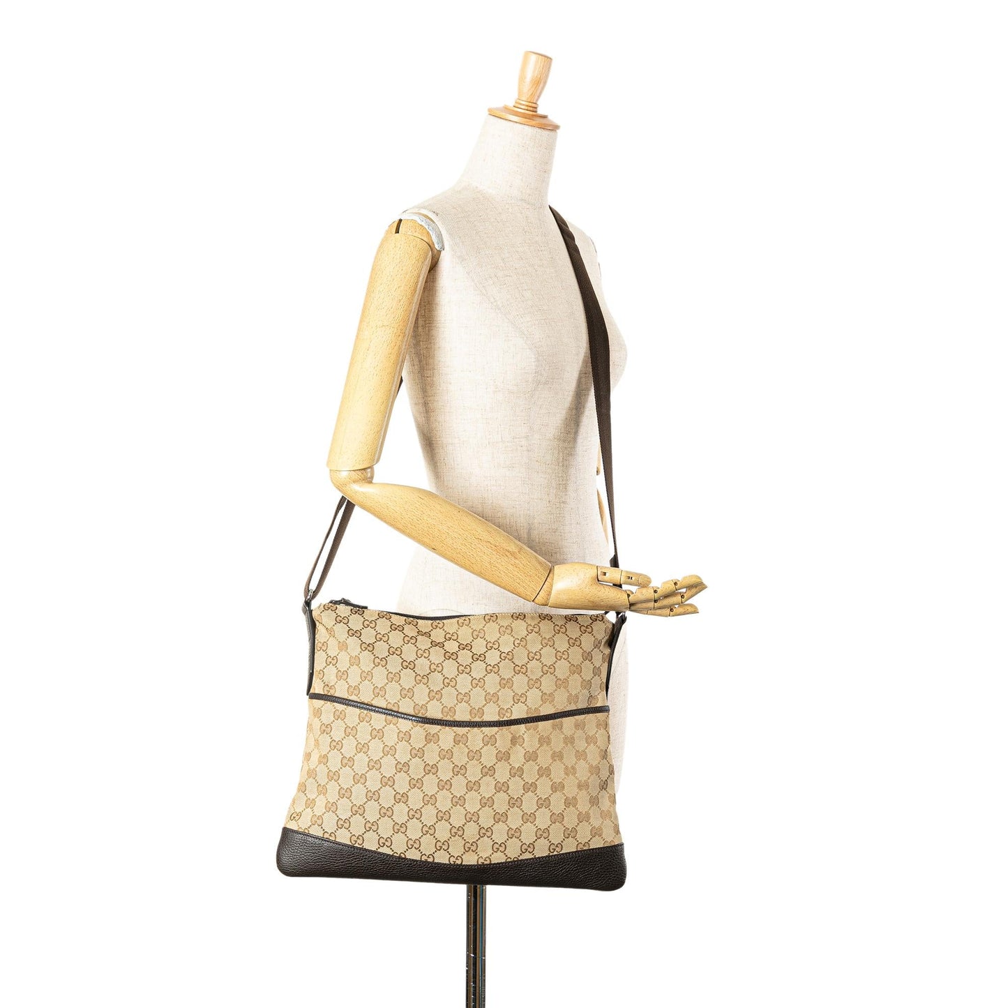 Gucci GG Canvas Crossbody (SHG-8wyNZW)