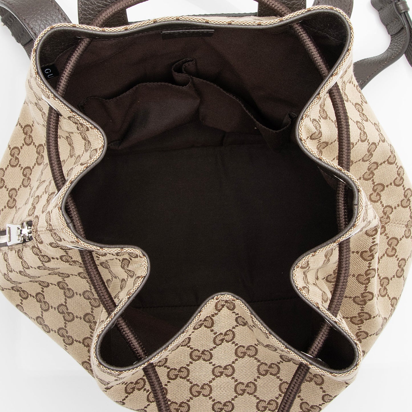 Gucci GG Canvas Drawstring Backpack (SHF-23566)
