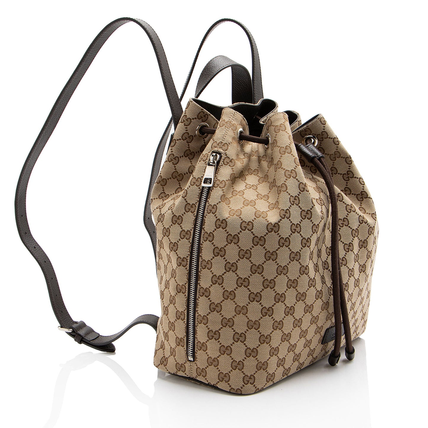 Gucci GG Canvas Drawstring Backpack (SHF-WIBaRK)