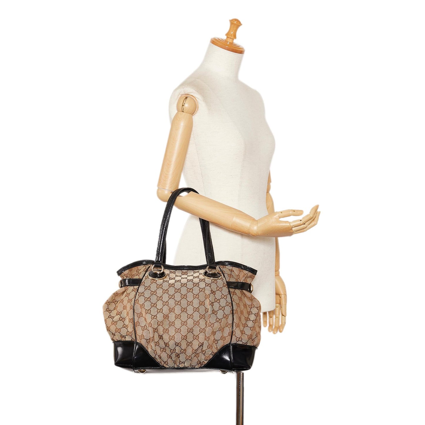 Gucci GG Canvas Full Moon Tote Bag (SHG-Jae2HT)