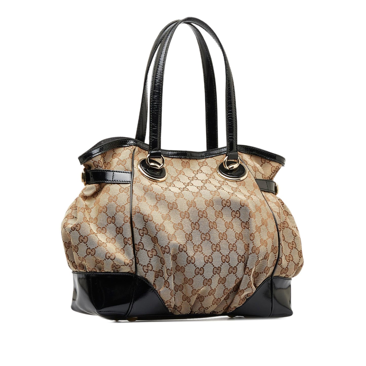 Gucci GG Canvas Full Moon Tote Bag (SHG-Jae2HT)