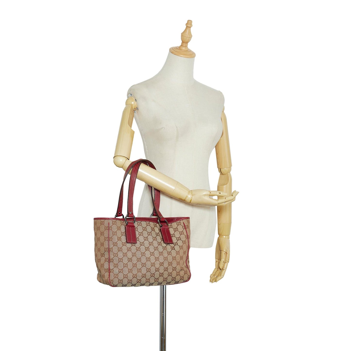 Gucci GG Canvas Handbag (SHG-3HRiME)