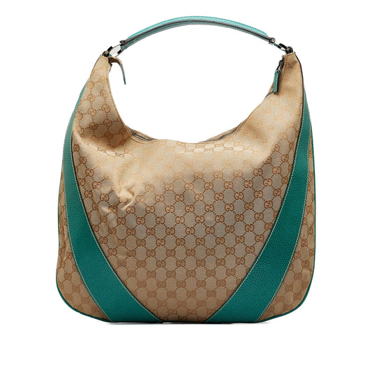 Gucci GG Canvas Hobo (SHG-aQeAKr)