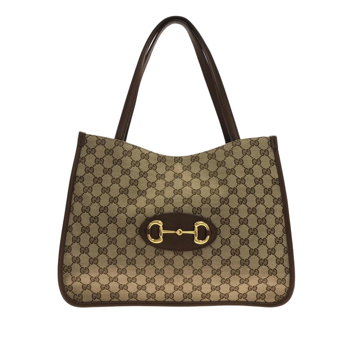 Gucci GG Canvas Horsebit 1955 Tote Bag (SHG-f3BOeU)