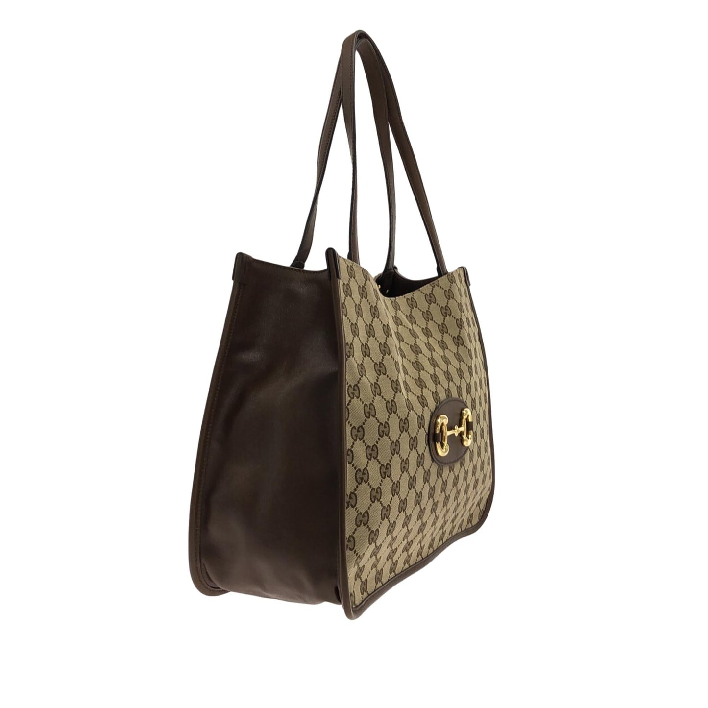 Gucci GG Canvas Horsebit 1955 Tote Bag (SHG-f3BOeU)