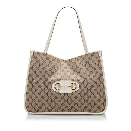 Gucci GG Canvas Horsebit 1955 (SHG-Ks7vuB)