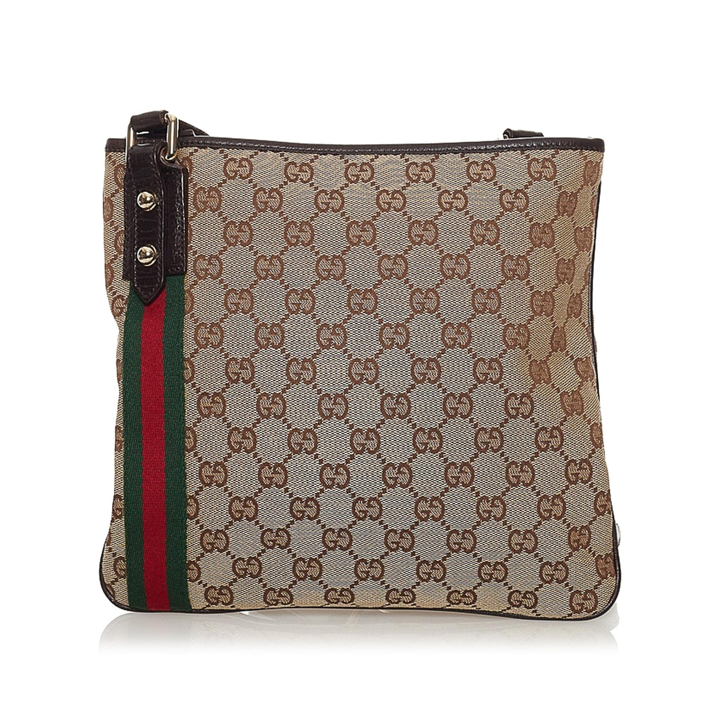 Gucci GG Canvas Jolicoeur Crossbody Bag (SHG-32801)