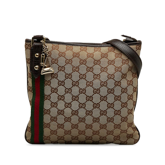 Gucci GG Canvas Jolicoeur Crossbody (SHG-fyA7Oz)