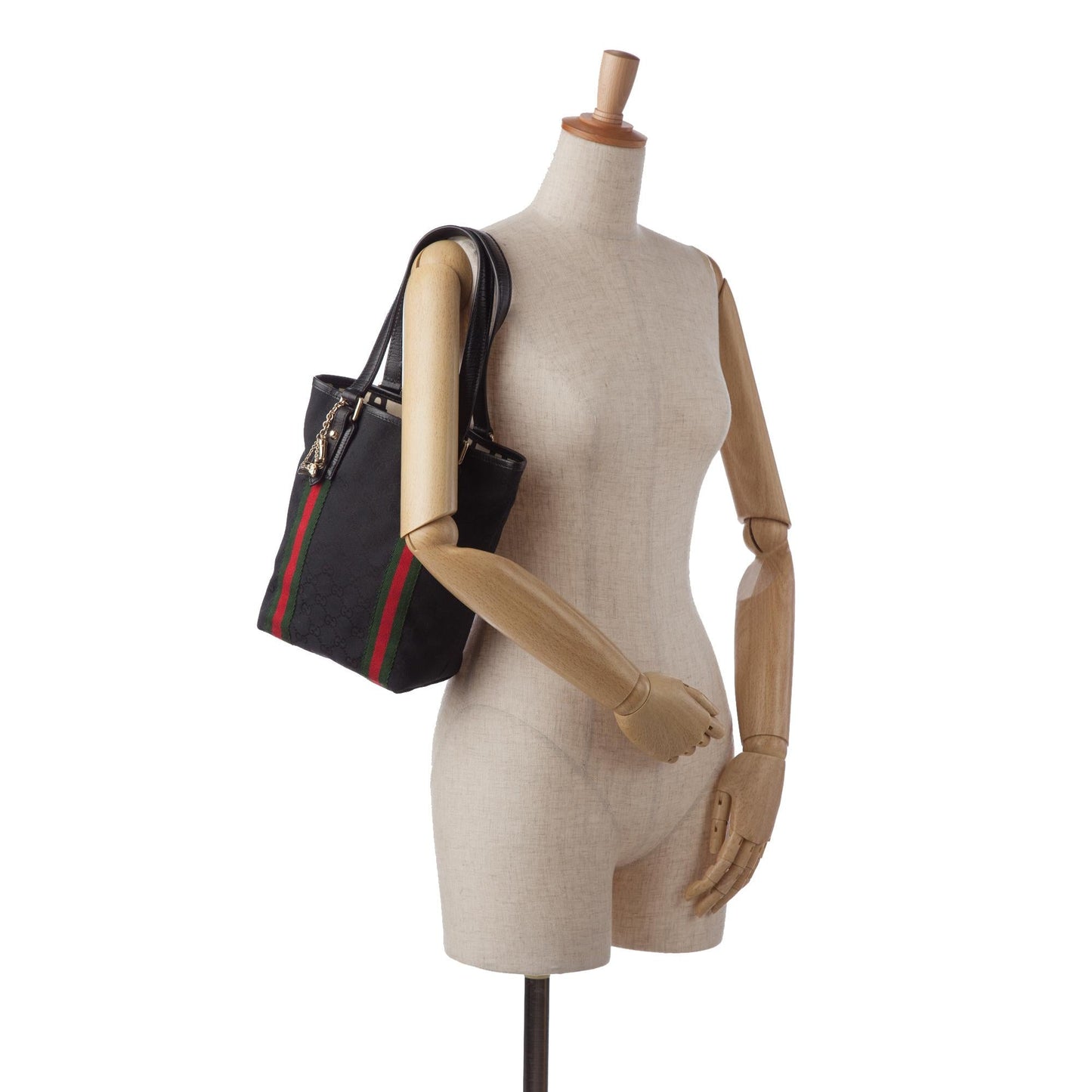 Gucci GG Canvas Jolicoeur Tote Bag (SHG-SQ1qua)