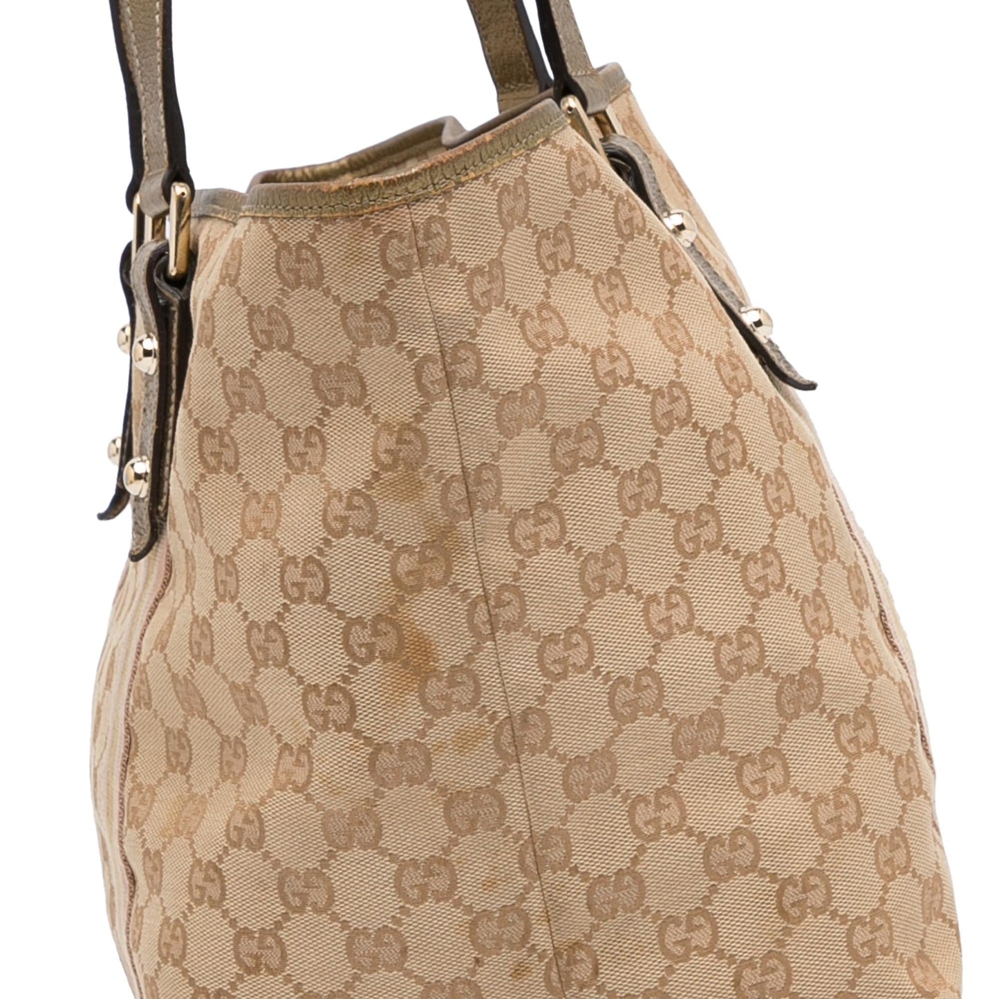 Gucci GG Canvas Jolicoeur Tote (SHG-5mh4lC)