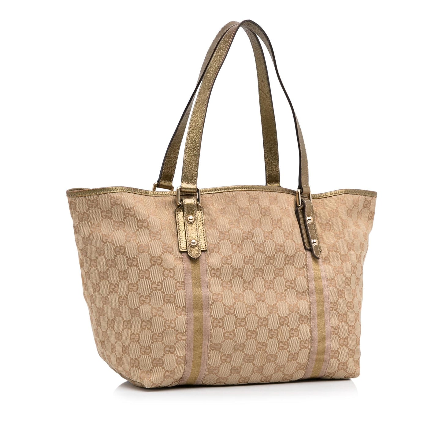 Gucci GG Canvas Jolicoeur Tote (SHG-5mh4lC)