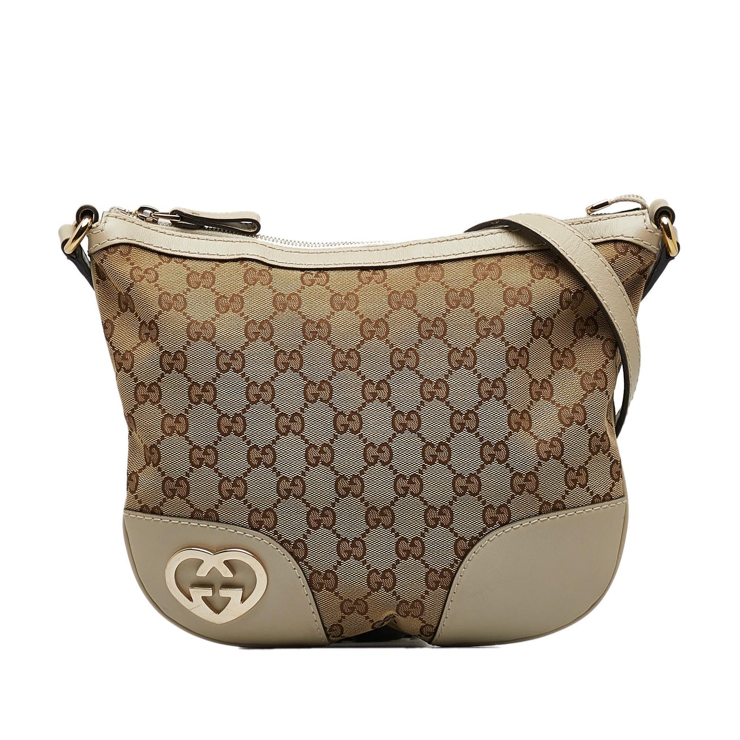 Gucci GG Canvas Lovely Crossbody Bag (SHG-8dom4S)