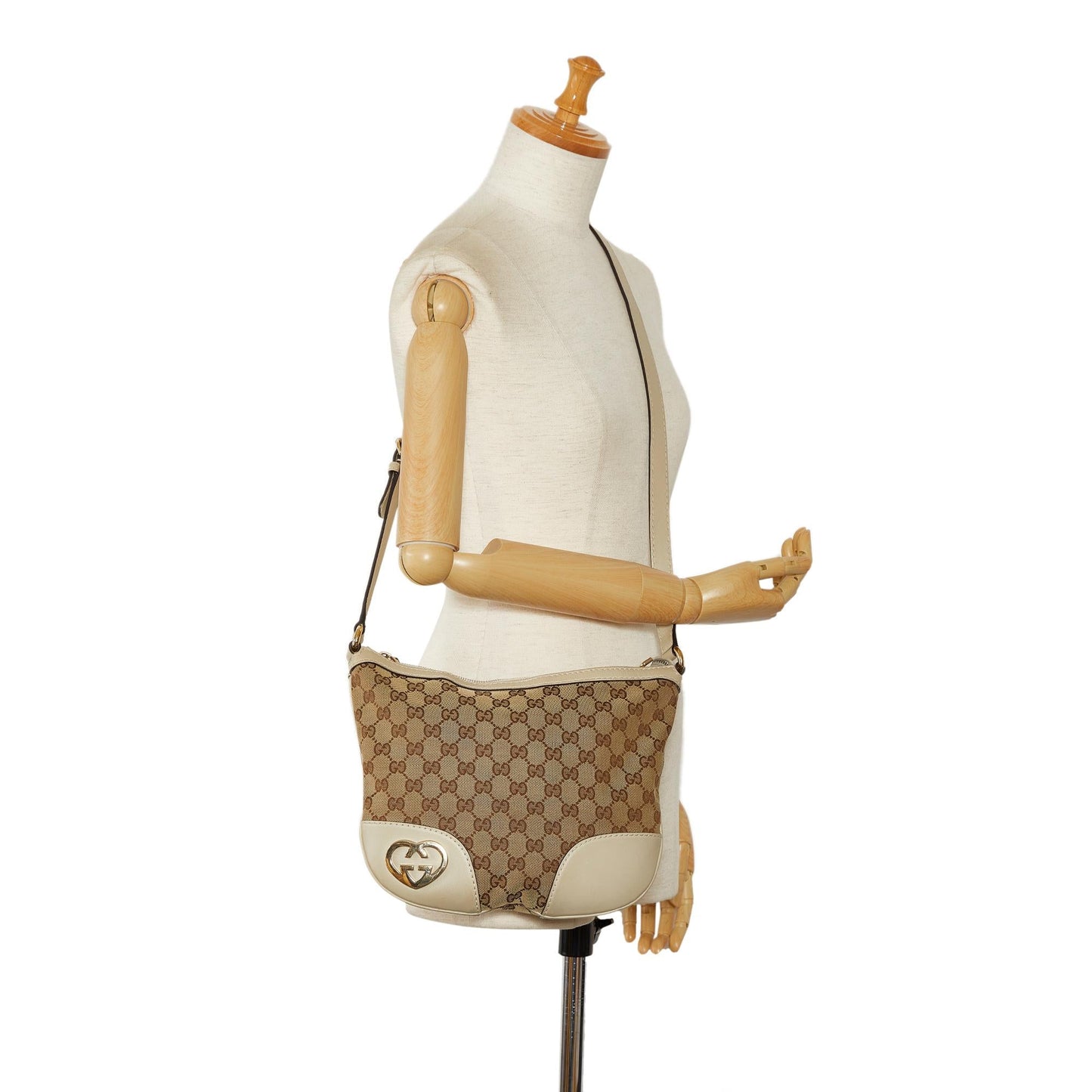 Gucci GG Canvas Lovely Crossbody Bag (SHG-8dom4S)