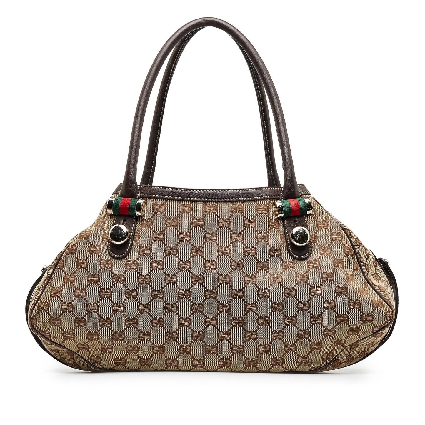 Gucci GG Canvas Match Ball Tote Bag (SHG-7POLzm)