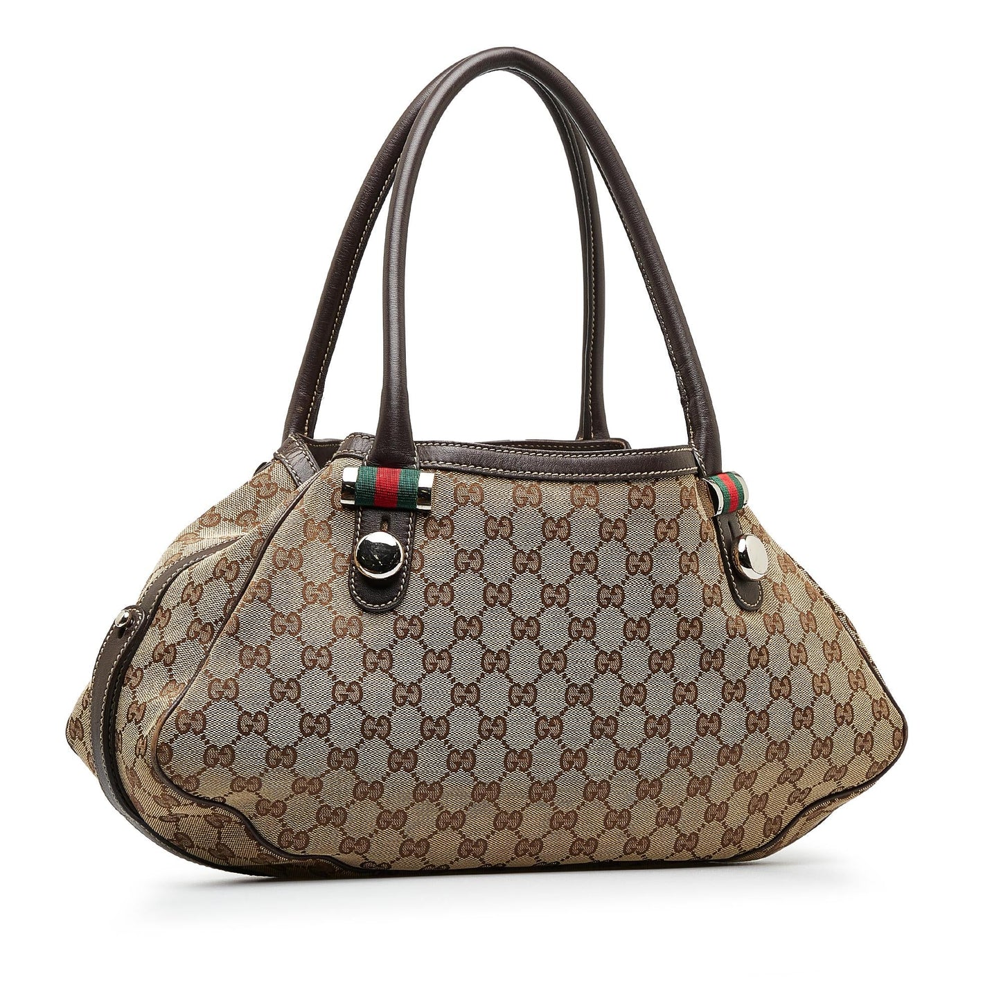 Gucci GG Canvas Match Ball Tote Bag (SHG-7POLzm)