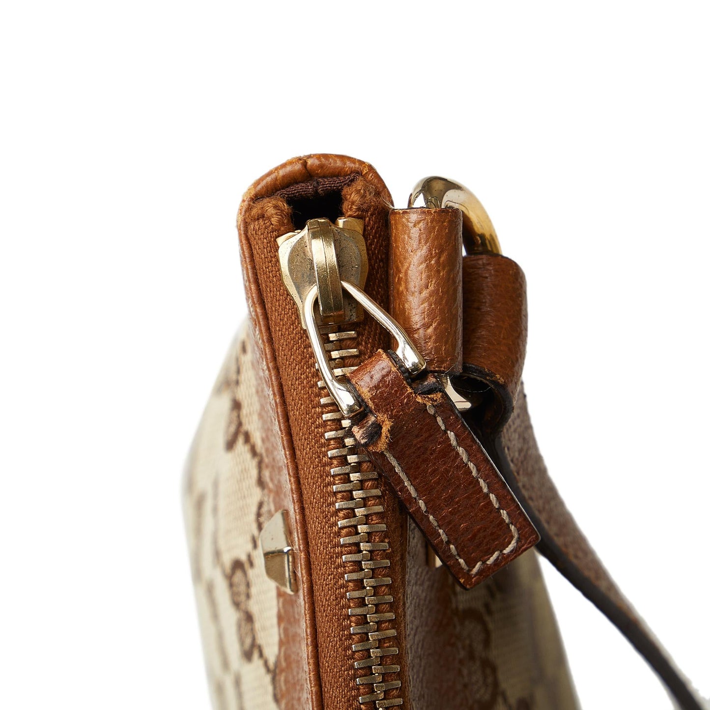 Gucci GG Canvas Nailhead Crossbody (SHG-Mehcnj)