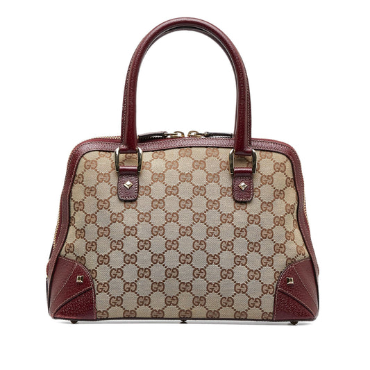 Gucci GG Canvas Nailhead Handbag (SHG-CKf7Dk)