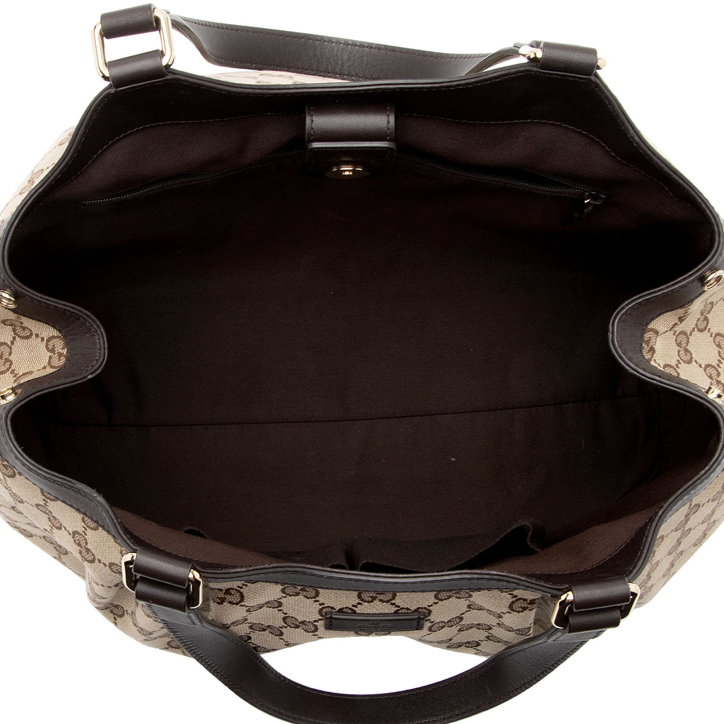 Gucci GG Canvas Pleated Medium Tote