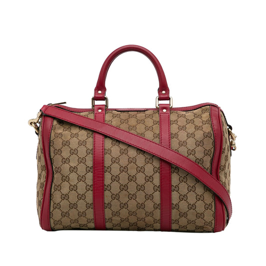 Gucci GG Canvas Satchel (SHG-peFRyU)