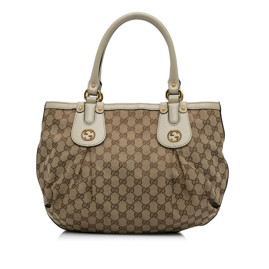 Gucci GG Canvas Scarlett Tote Bag (SHG-V3g75g)