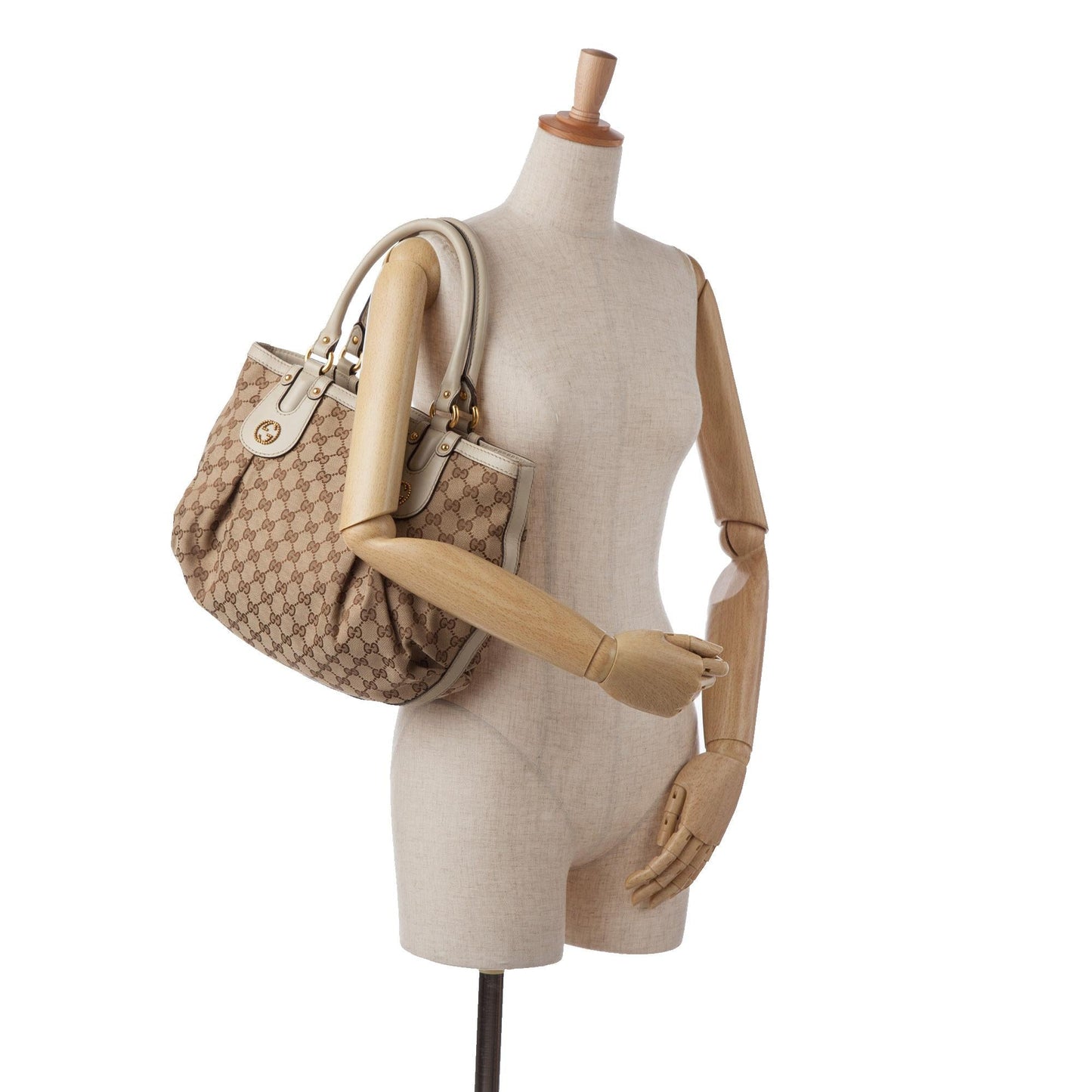 Gucci GG Canvas Scarlett Tote Bag (SHG-V3g75g)
