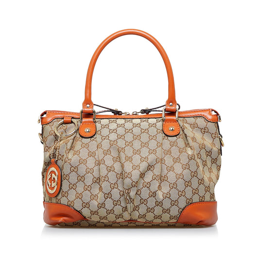Gucci GG Canvas Sukey Handbag (SHG-FQKJj5)
