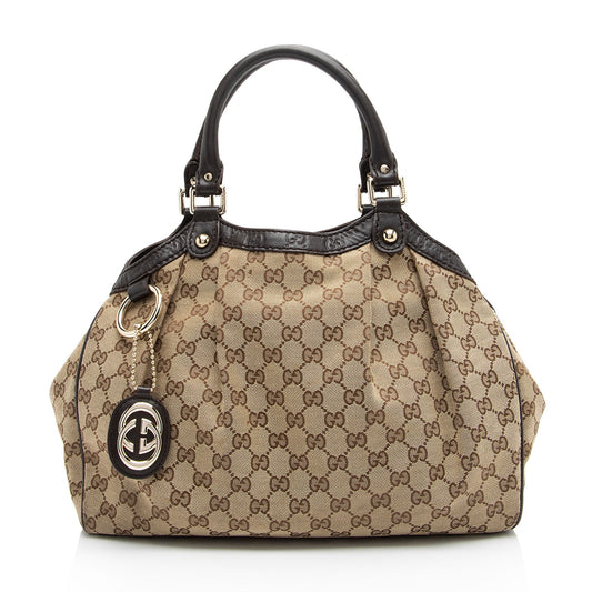 Gucci GG Canvas Sukey Medium Tote (SHF-c4aPQz)