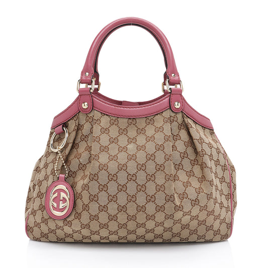 Gucci GG Canvas Sukey Medium Tote (SHF-9pz62J)