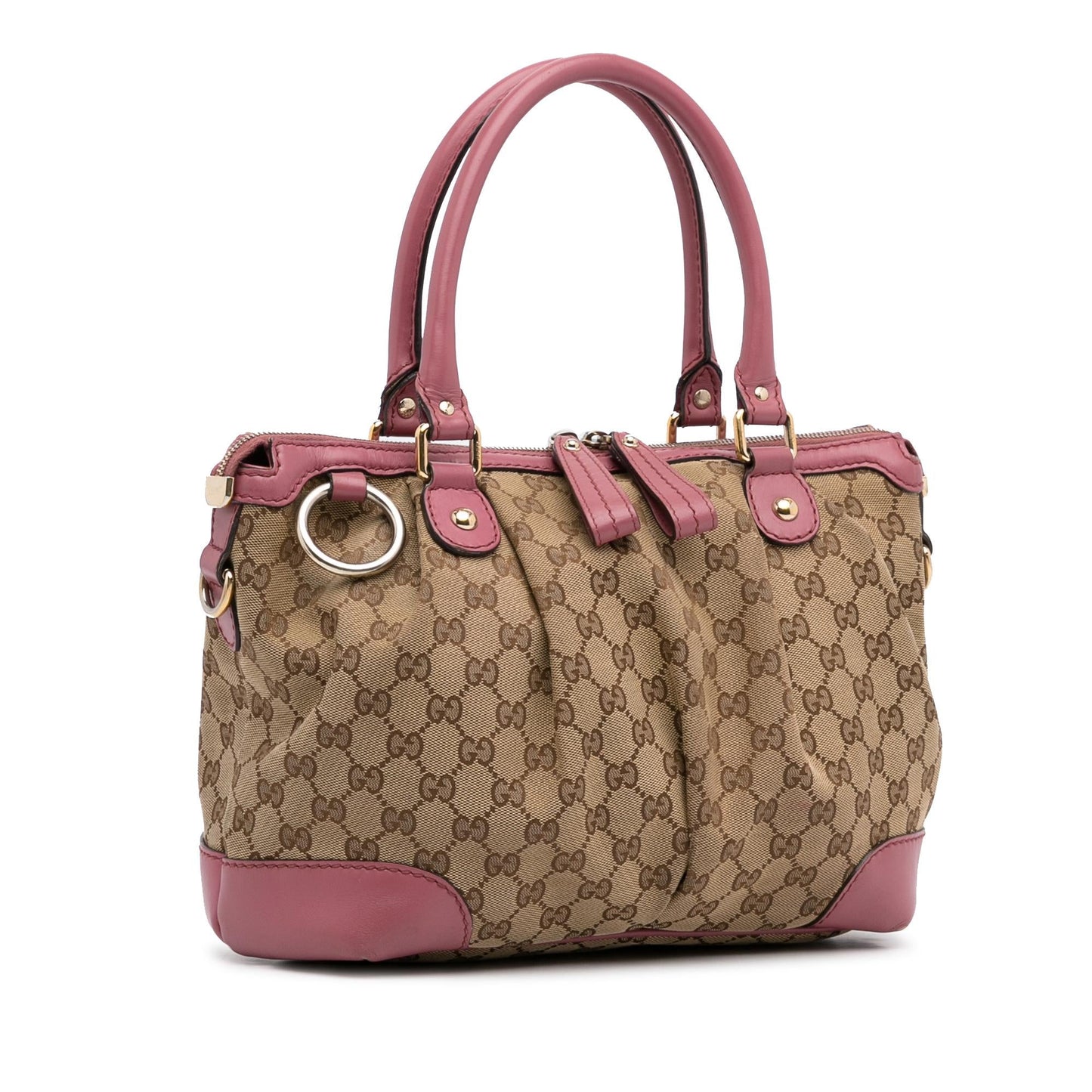 Gucci GG Canvas Sukey Satchel (SHG-2jI04a)