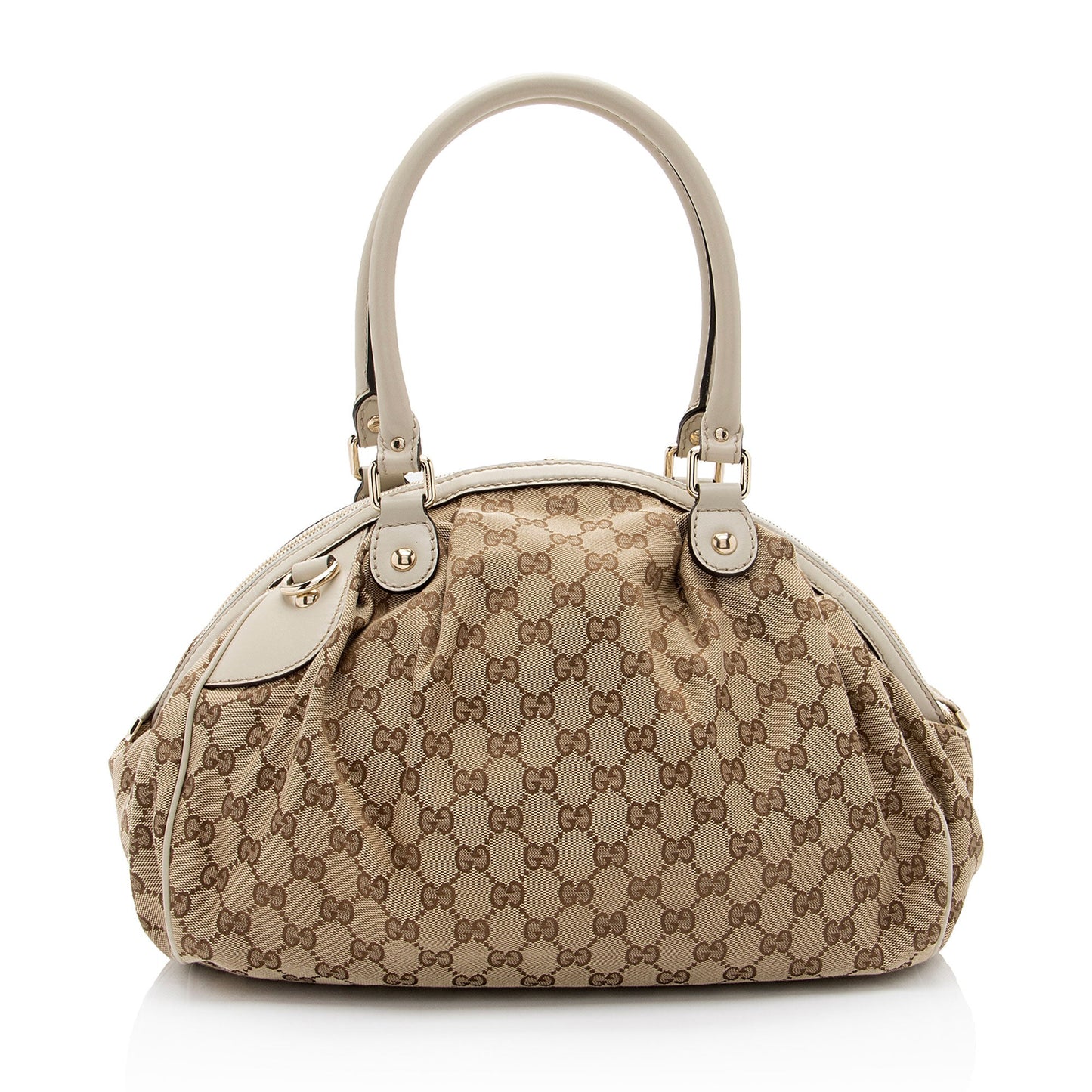Gucci GG Canvas Sukey Satchel (SHF-SQFOq5)