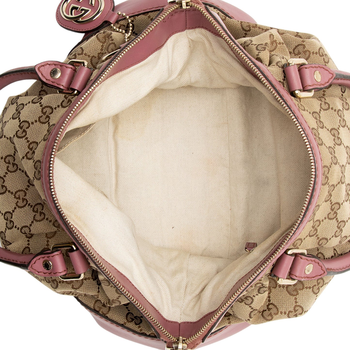Gucci GG Canvas Sukey Medium Satchel (SHF-pOZTUq)