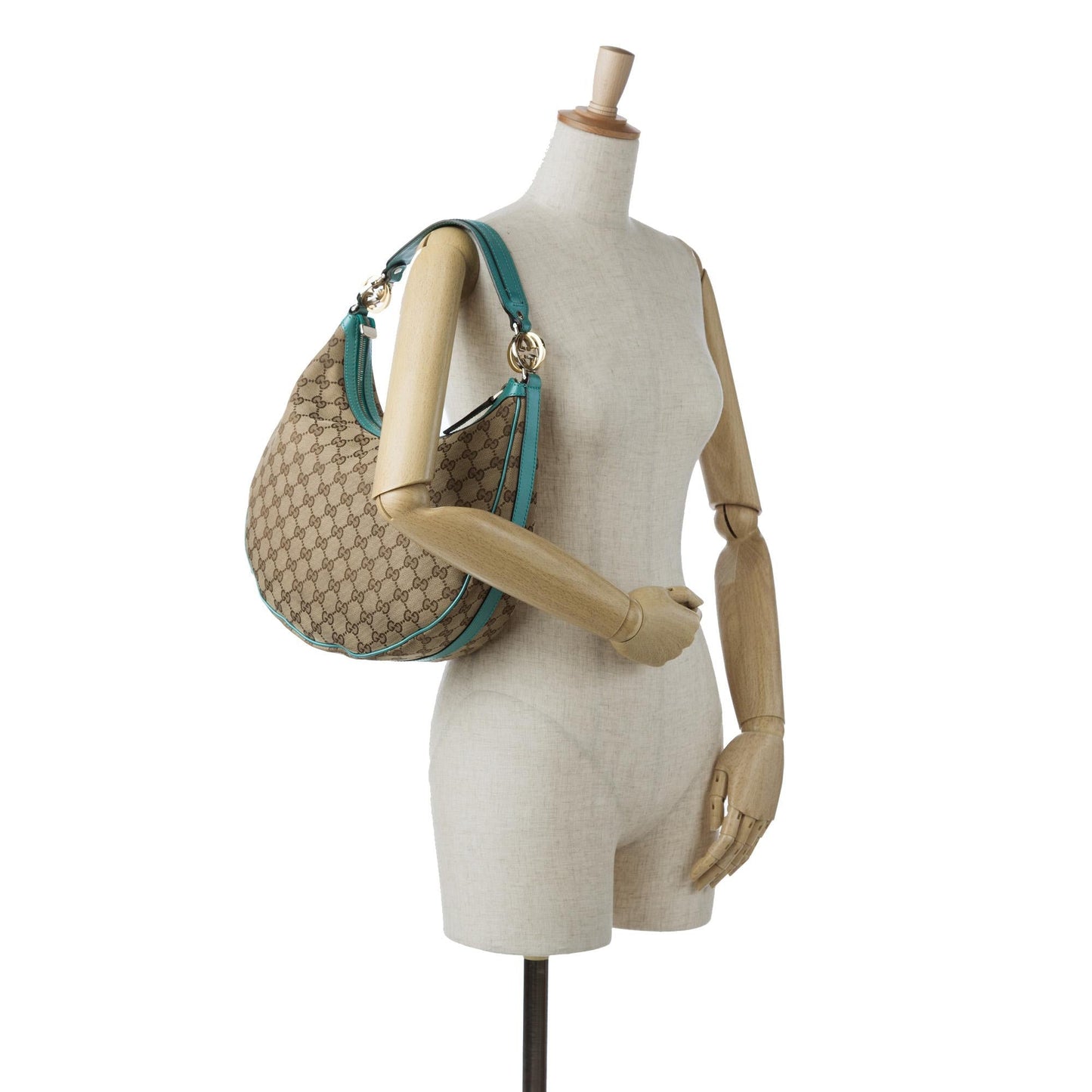 Gucci GG Canvas Twins Hobo (SHG-60vfSW)