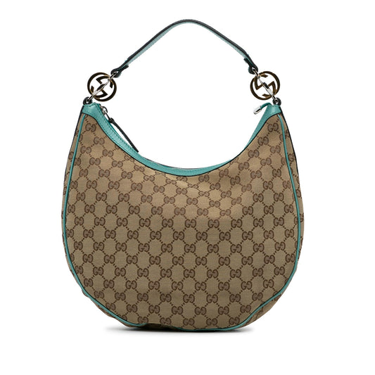 Gucci GG Canvas Twins Hobo (SHG-60vfSW)
