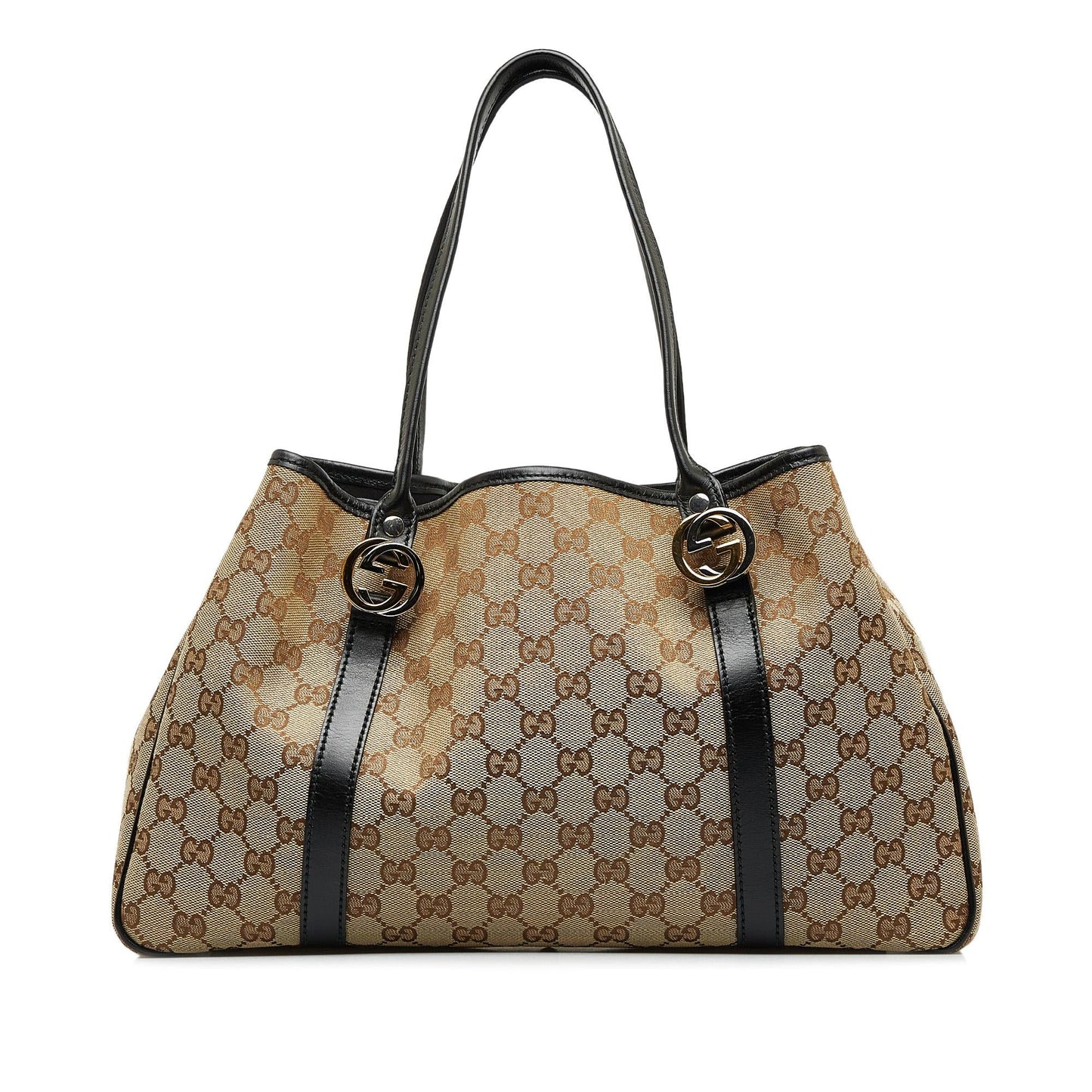 Gucci GG Canvas Twins Tote (SHG-PAjHq3)