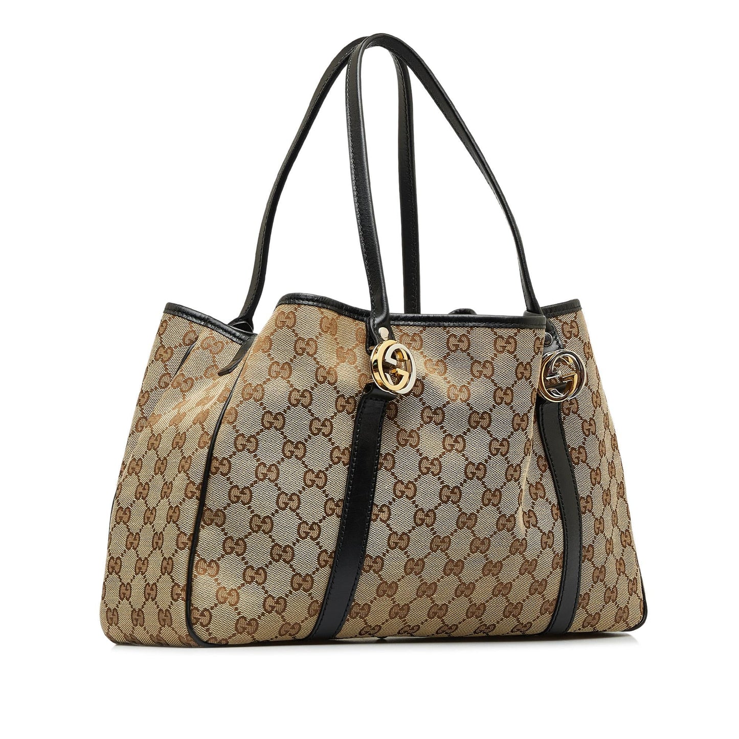 Gucci GG Canvas Twins Tote (SHG-PAjHq3)