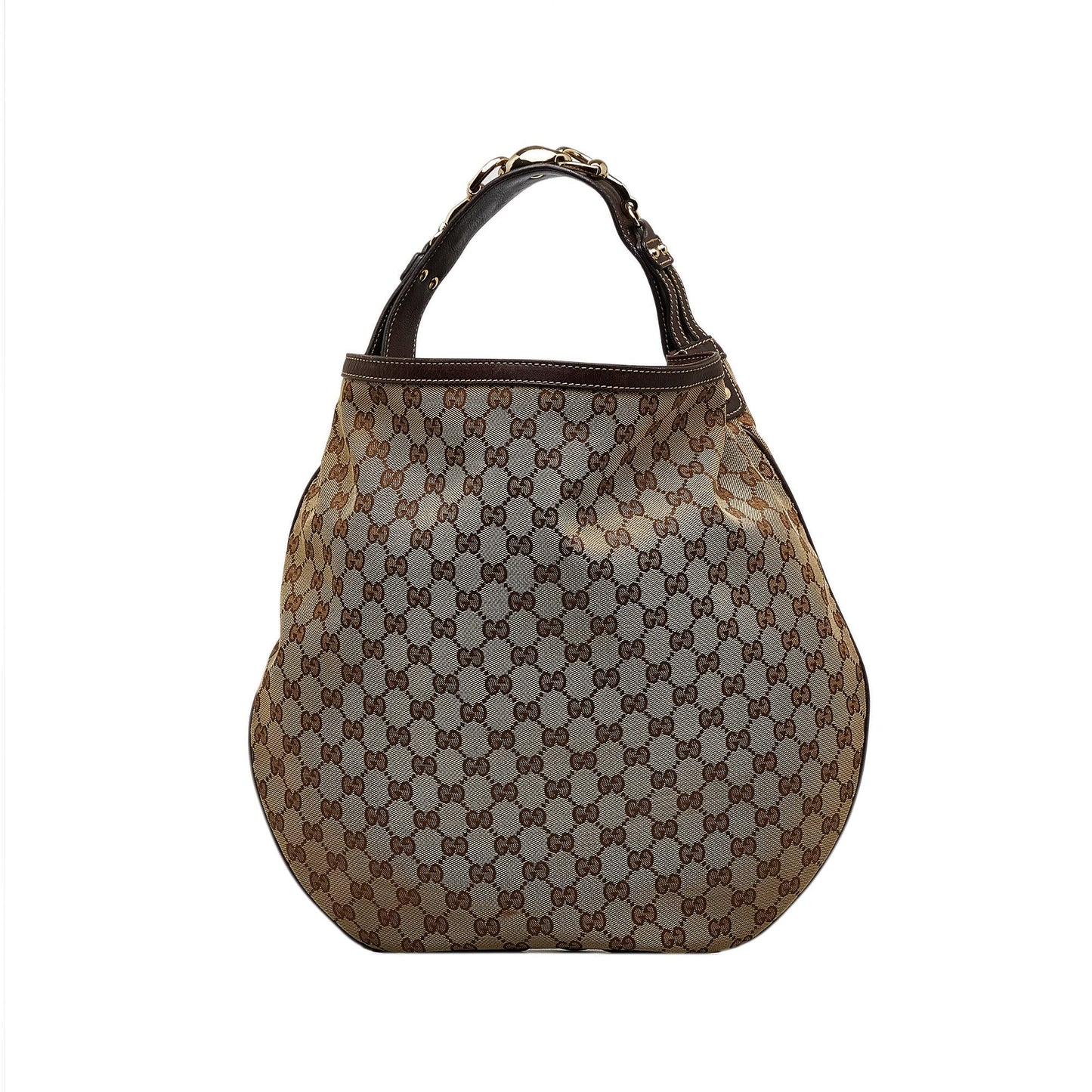 Gucci GG Canvas Wave Hobo Bag (SHG-LhwmxY)
