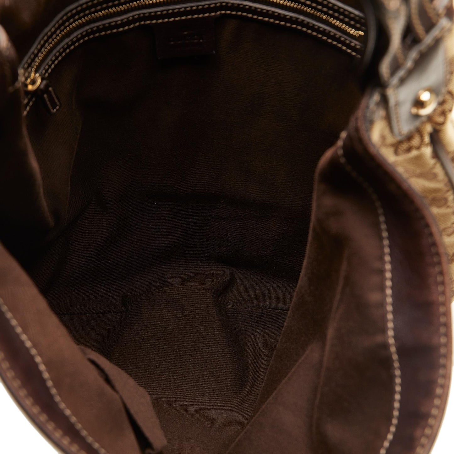 Gucci GG Canvas Wave Hobo Bag (SHG-LhwmxY)