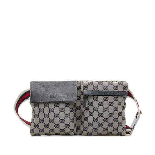 Gucci GG Canvas Web Belt Bag (SHG-5tmMd9)