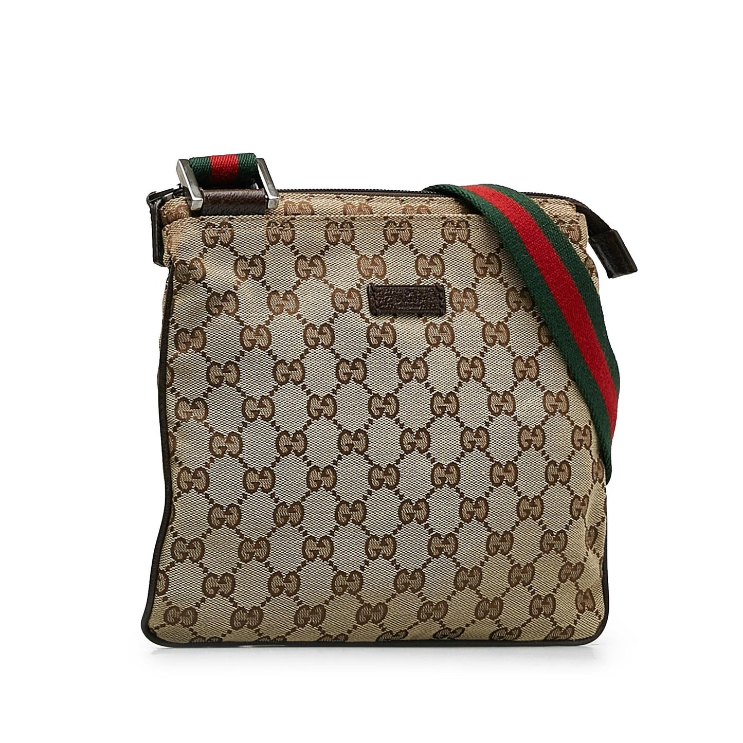 Gucci GG Canvas Web Crossbody (SHG-sHmkxf)