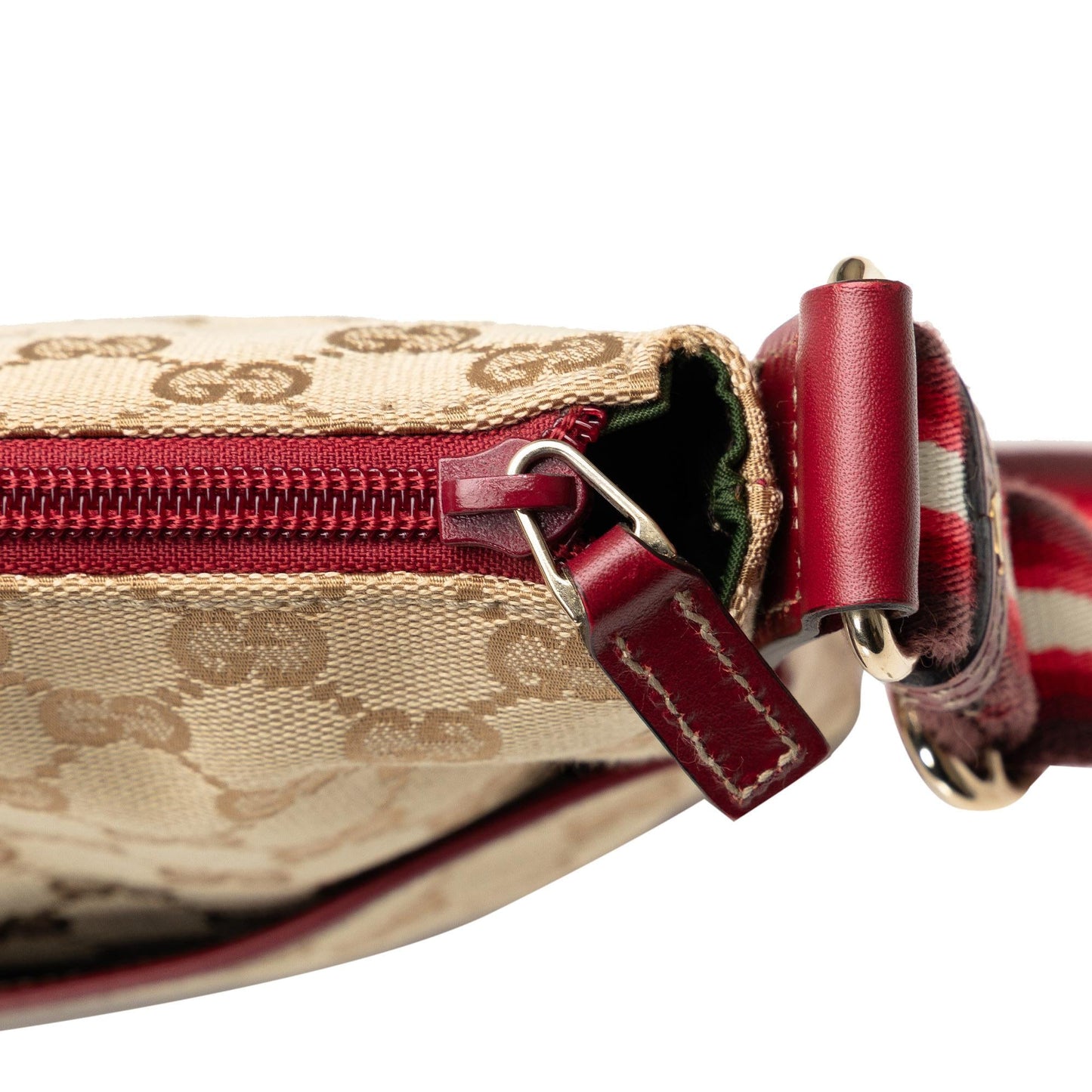 Gucci GG Canvas Web Crossbody (SHG-6C15R6)