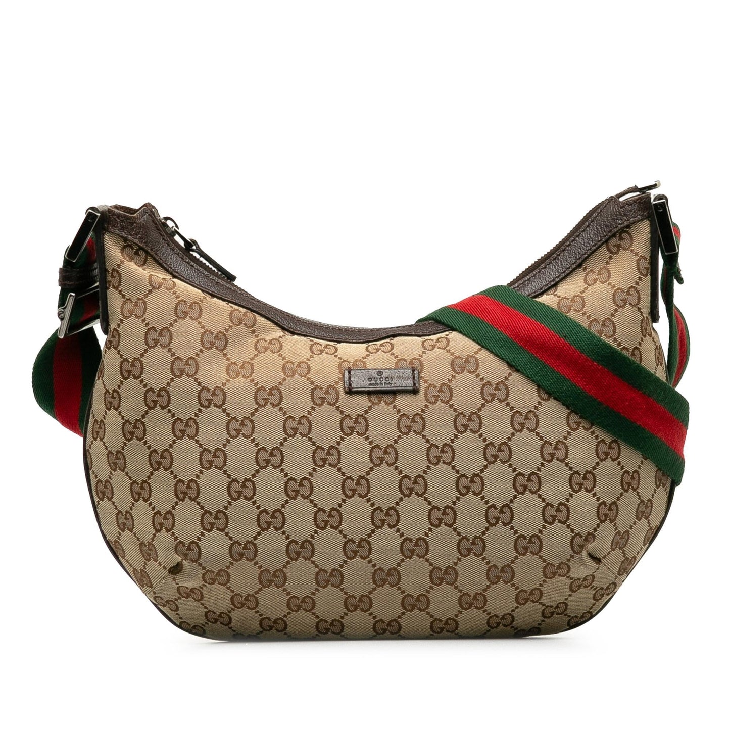 Gucci GG Canvas Web Crossbody (SHG-bpNgYQ)