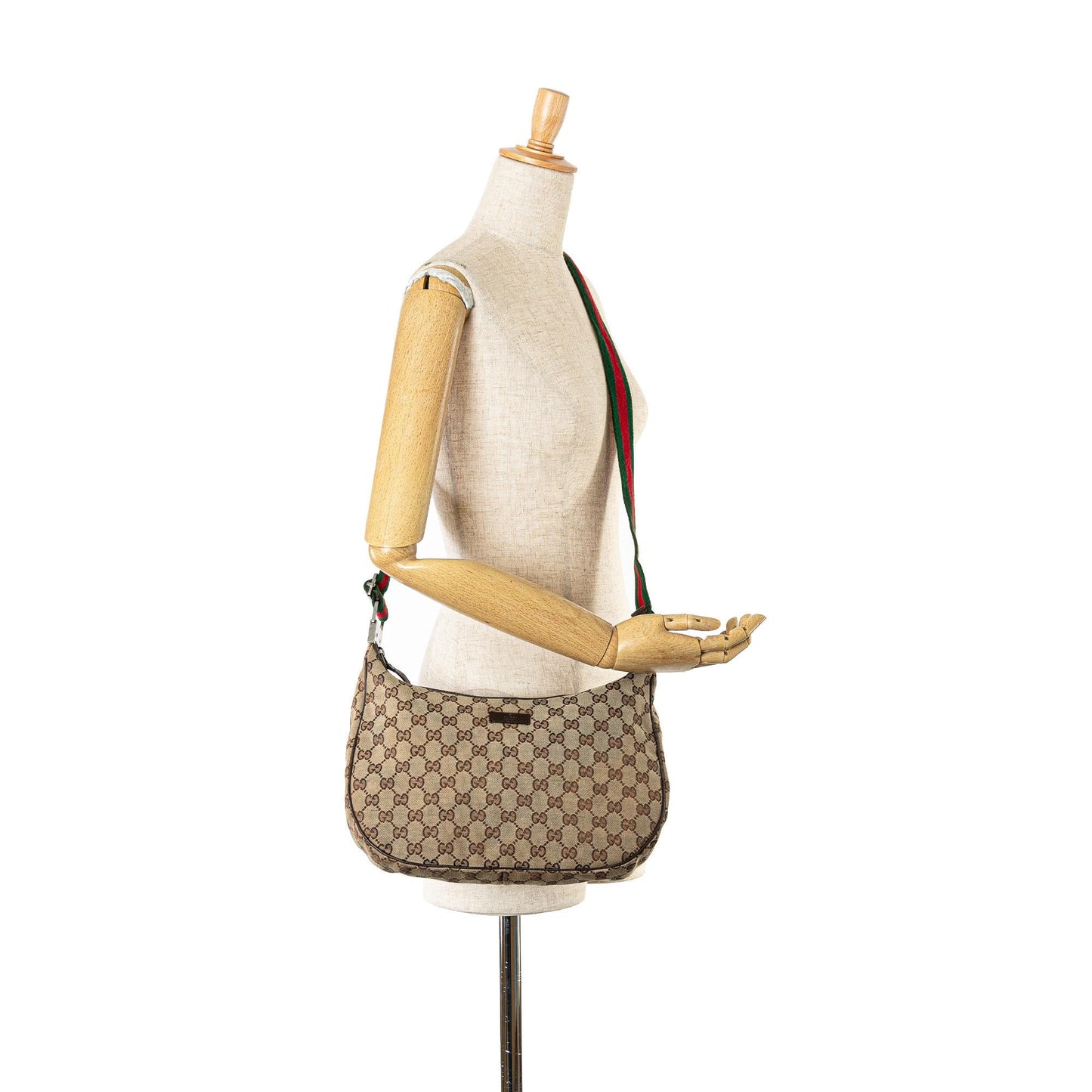 Gucci GG Canvas Web Crossbody (SHG-zf4j3I)