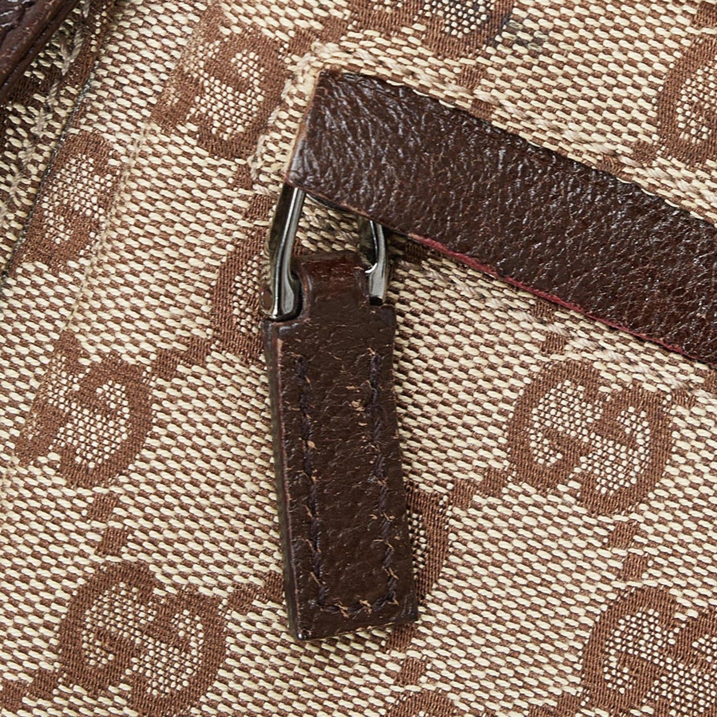 Gucci GG Canvas Web Double Pocket Belt Bag (SHG-YovxPn)