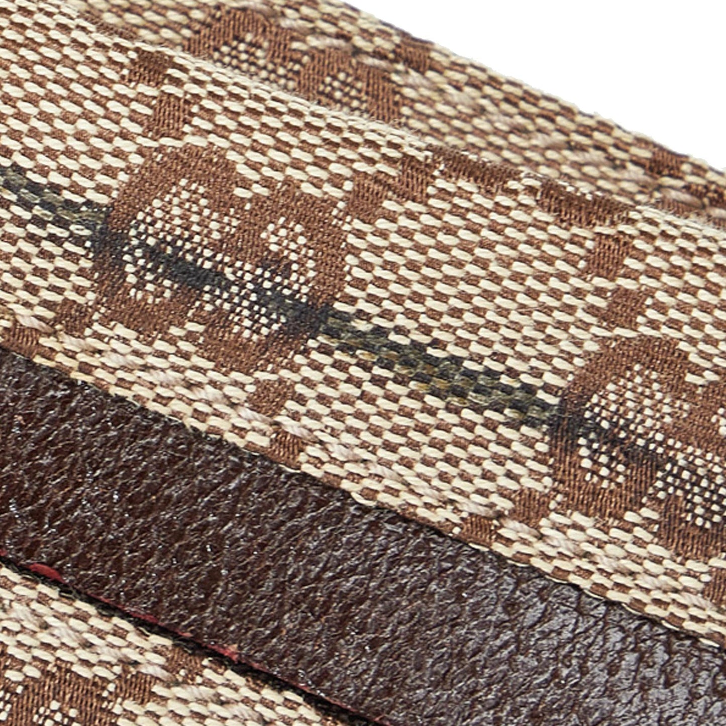 Gucci GG Canvas Web Double Pocket Belt Bag (SHG-YovxPn)
