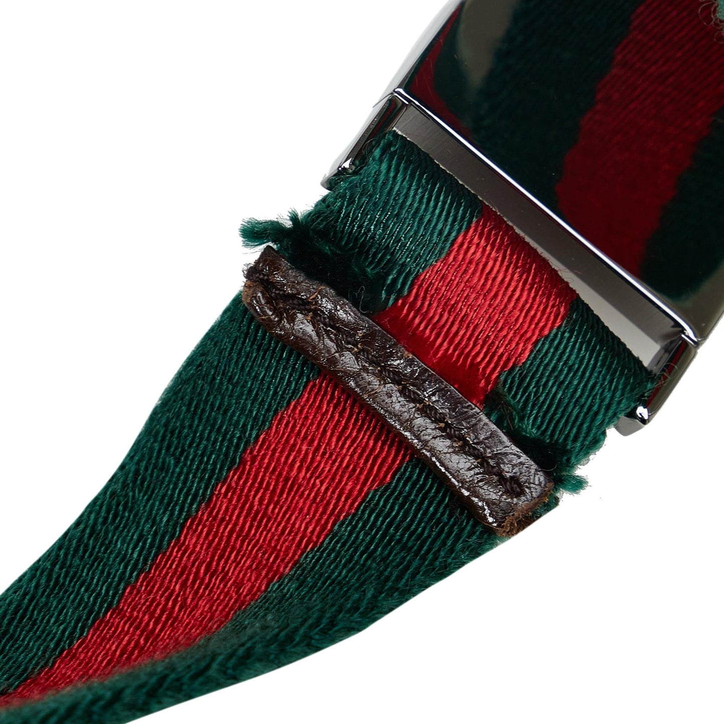 Gucci GG Canvas Web Double Pocket Belt Bag (SHG-YovxPn)