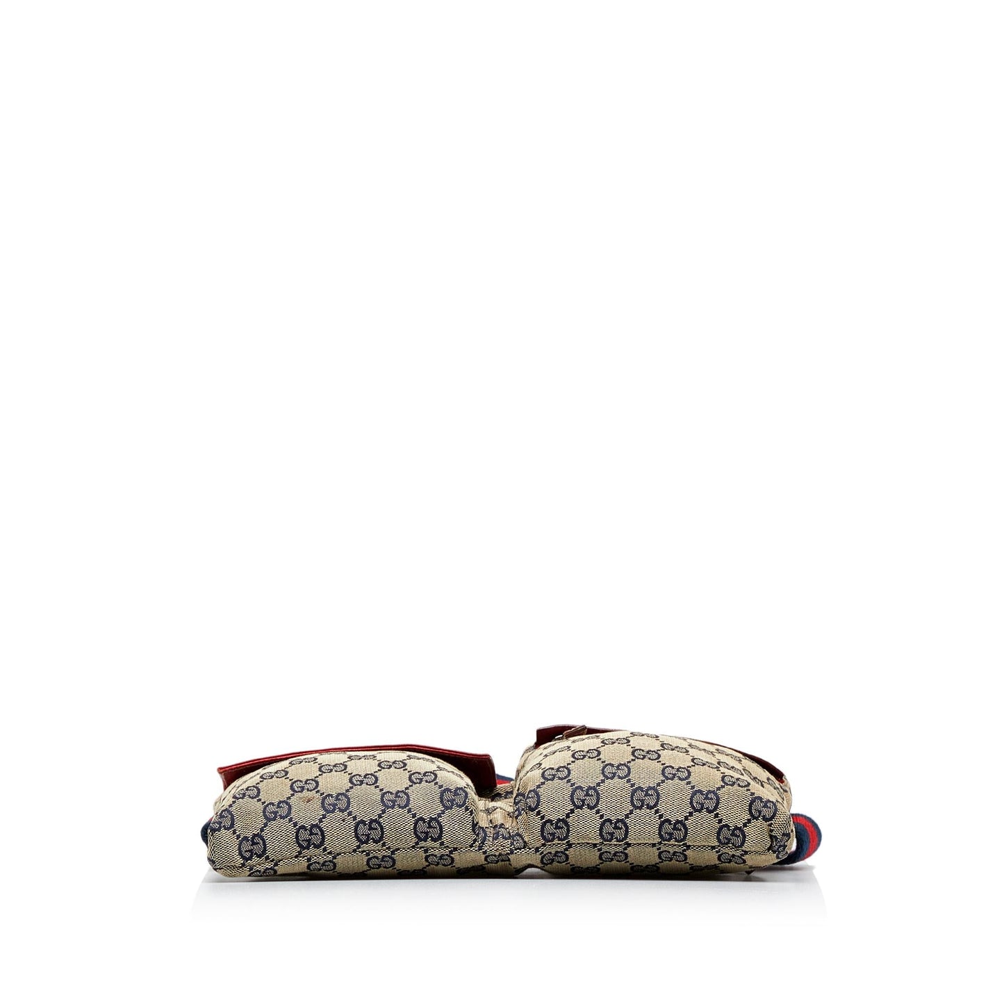 Gucci GG Canvas Web Double Pocket Belt Bag (SHG-HxqmuT)