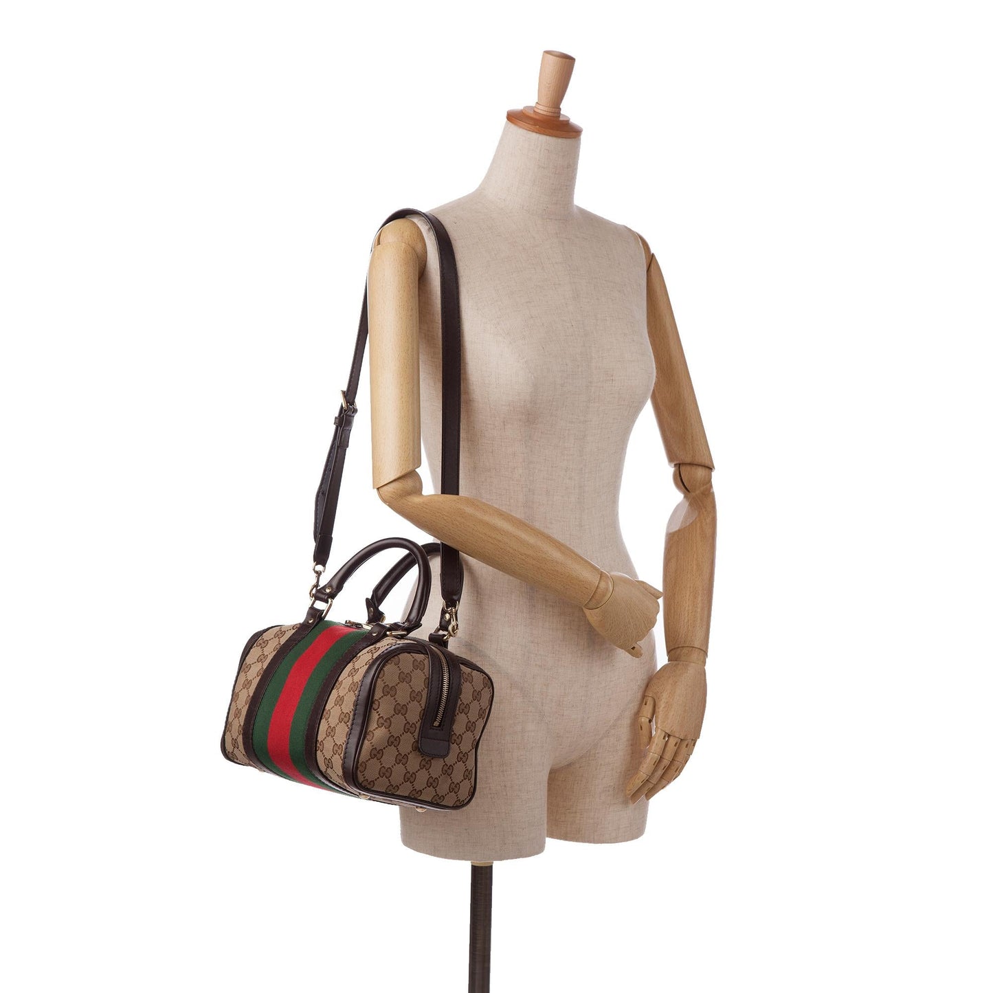 Gucci GG Canvas Web Joy Boston (SHG-8ig8N6)
