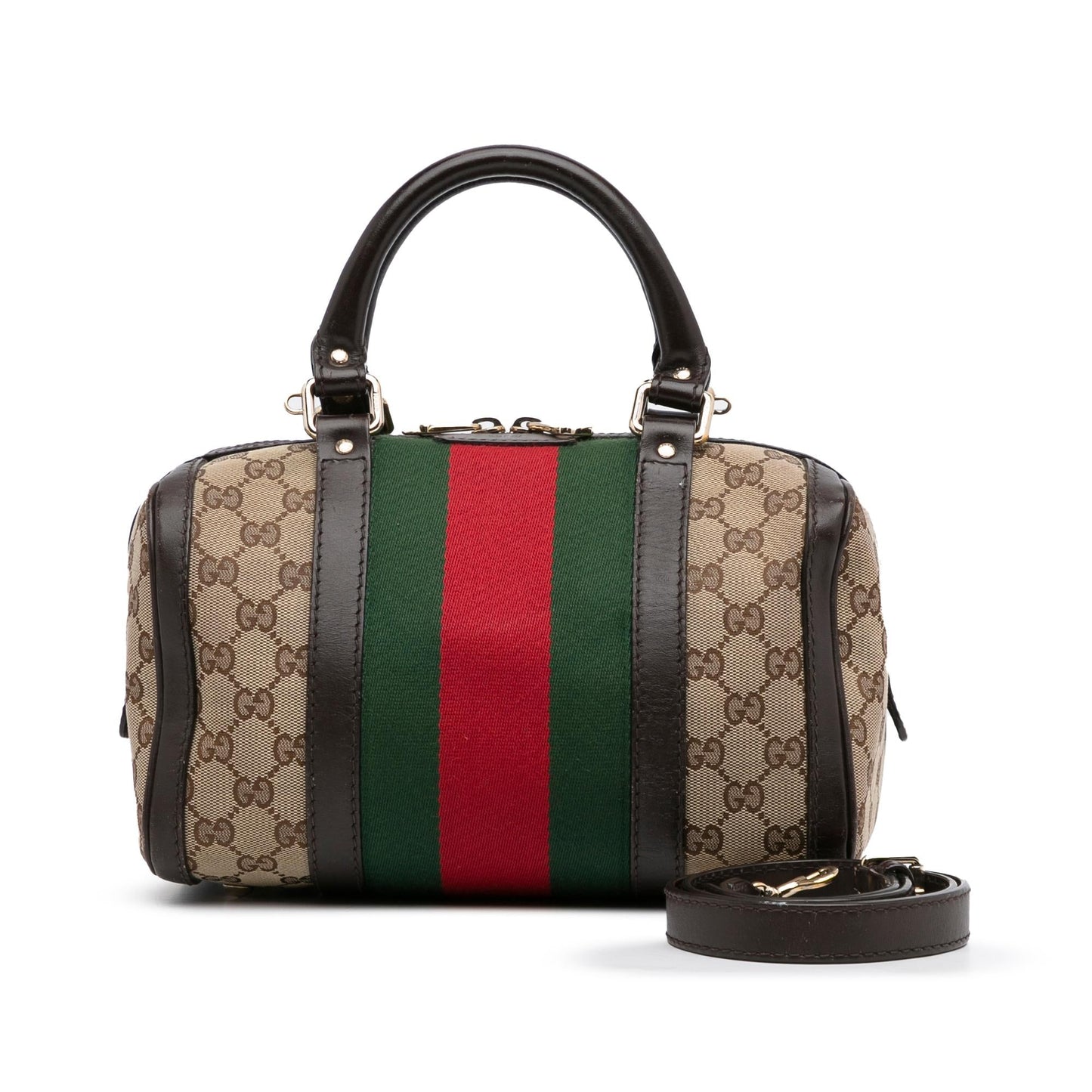 Gucci GG Canvas Web Joy Boston (SHG-8ig8N6)
